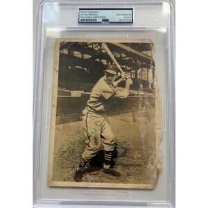 RARE 1940s Stan Musial PSA Autograph Photo Musial Rookie Stan the Man Cardinals